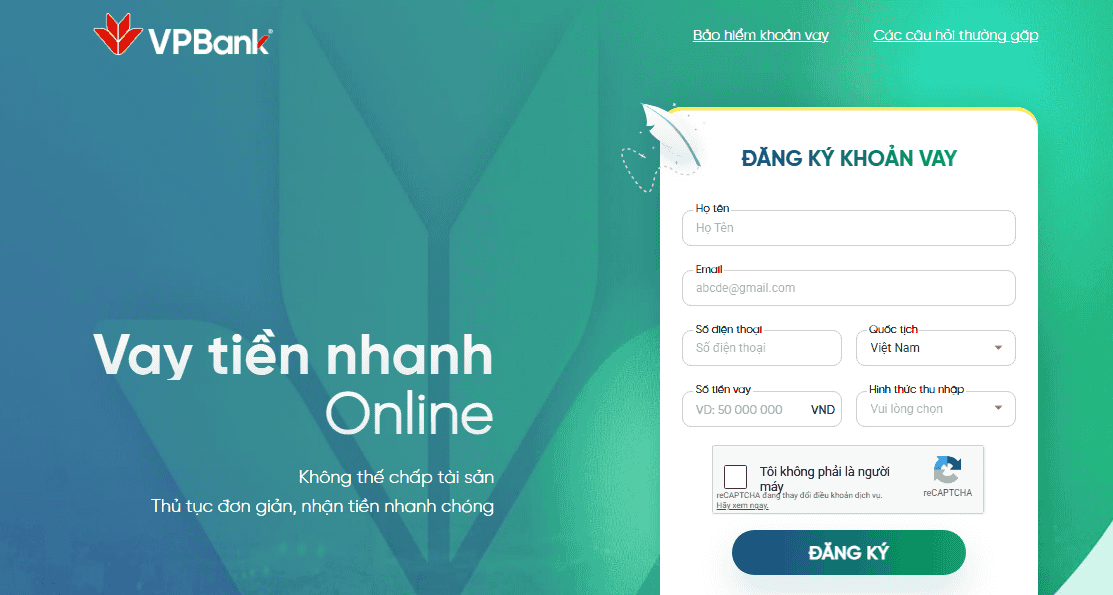 VPBank - Vay tiền nhanh Online - Hạn Mức 200 Triệu, Không Thế Chấp